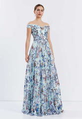 Bling Blue Gown